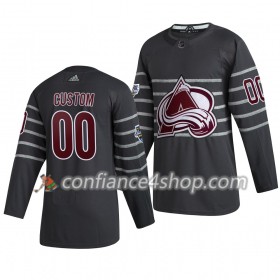 Adidas Maillot de Hockey Colorado Avalanche Personnaliser Gris 2020 NHL All-Star Authentic - Homme